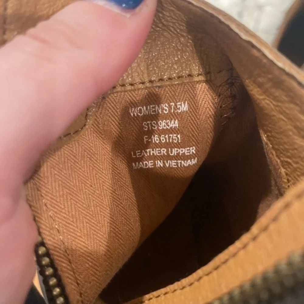 Sperry Dasher Lille Ankle Bootie Brown‎ Leather in Size 7.5